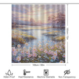 Renewal Blooms Spring Flowers Shower Curtain