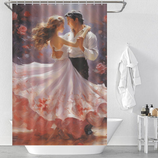 Romantic Valentine Shower Curtain