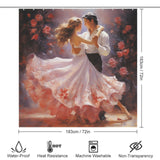 Romantic Valentine Shower Curtain