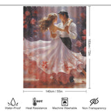 Romantic Valentine Shower Curtain