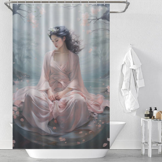 Royal Splendor Plum Shower Curtain
