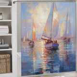 Sailboat Horizon Dance Beach Shower Curtain