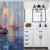 Sailboat Horizon Dance Beach Shower Curtain