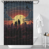 Satirical Horror Zombie Shower Curtain