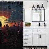 Satirical Horror Zombie Shower Curtain