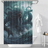 Sea Monster Kraken Shower Curtain