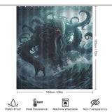 Sea Monster Kraken Shower Curtain