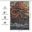 Seafaring Adventure Kraken Shower Curtain