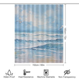 Seagull Beach Shower Curtain Ocean Bliss