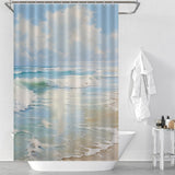 Seagull Wave Beach Shower Curtain