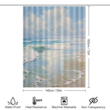 Seagull Wave Beach Shower Curtain