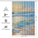 Seashell Shore Beach Shower Curtain