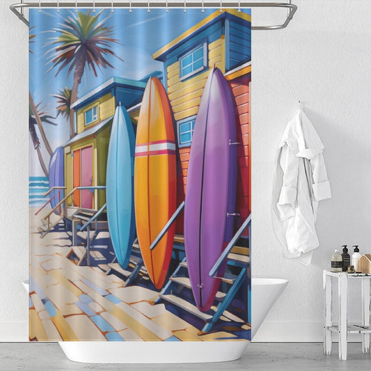 Seaside Sunrise Spectacle Beach Shower Curtain