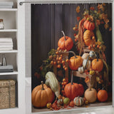 SeasonalDelight Pumpkin Shower Curtain