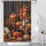 SeasonalDelight Pumpkin Shower Curtain