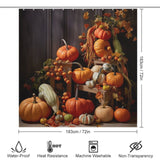 SeasonalDelight Pumpkin Shower Curtain