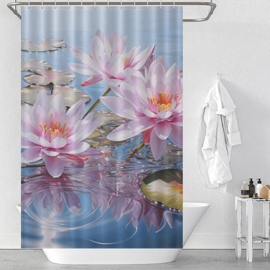 Serene Lotus Shower Curtain