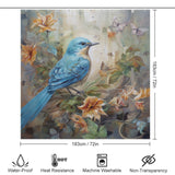 Serenity Bird Shower Curtain