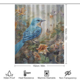 Serenity Bird Shower Curtain