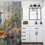 Serenity Bird Shower Curtain