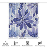 Serenity Periwinkle Shower Curtain