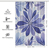 Serenity Periwinkle Shower Curtain