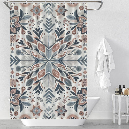 Sleek Scandinavian Shower Curtain