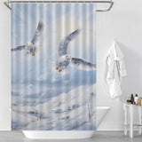 Snow Owl Shower Curtain