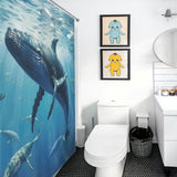 Soothing Power Whale Shower Curtain