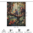 Spirit of the Jungle Monkey Shower Curtain