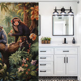 Spirit of the Jungle Monkey Shower Curtain