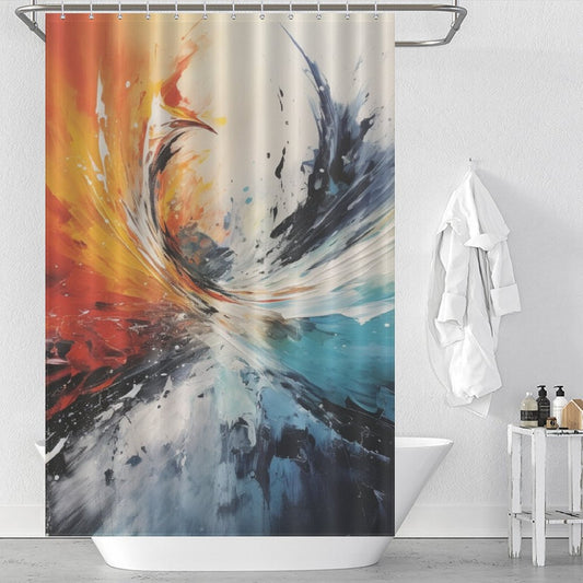 Splashes of Creativity Art Shower Curtain 
