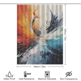 Splashes of Creativity Art Shower Curtain 