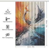 Splashes of Creativity Art Shower Curtain 