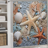 Starfish Beach Shower Curtain 
