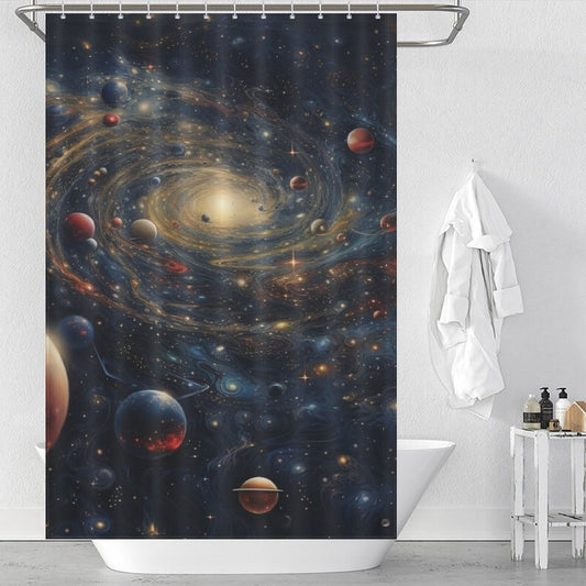 Stellar Voyage Planet Shower Curtain