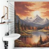 Sunrise Mountain Shower Curtain