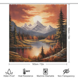 Sunrise Mountain Shower Curtain