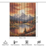 Sunrise Mountain Shower Curtain