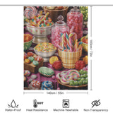 Sweet Treats Candies Shower Curtain