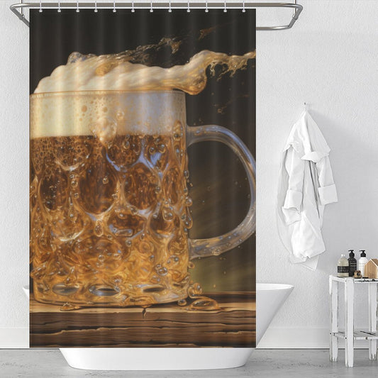 Toasty Barley Beer Shower Curtain
