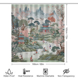 Traditional Chinoiserie Shower Curtain