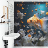 Tranquil Goldfish Shower Curtain 