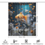 Tranquil Goldfish Shower Curtain 