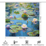 Tranquil Pond Lily Shower Curtain