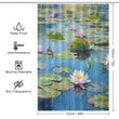 Tranquil Pond Lily Shower Curtain