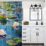 Tranquil Pond Lily Shower Curtain