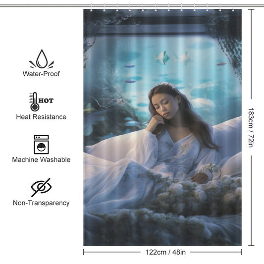 Tranquil Spa-Like Shower Curtain