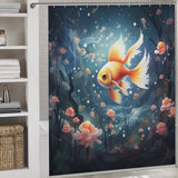 Tranquil Underwater Goldfish Shower Curtains