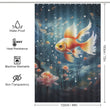 Tranquil Underwater Goldfish Shower Curtains